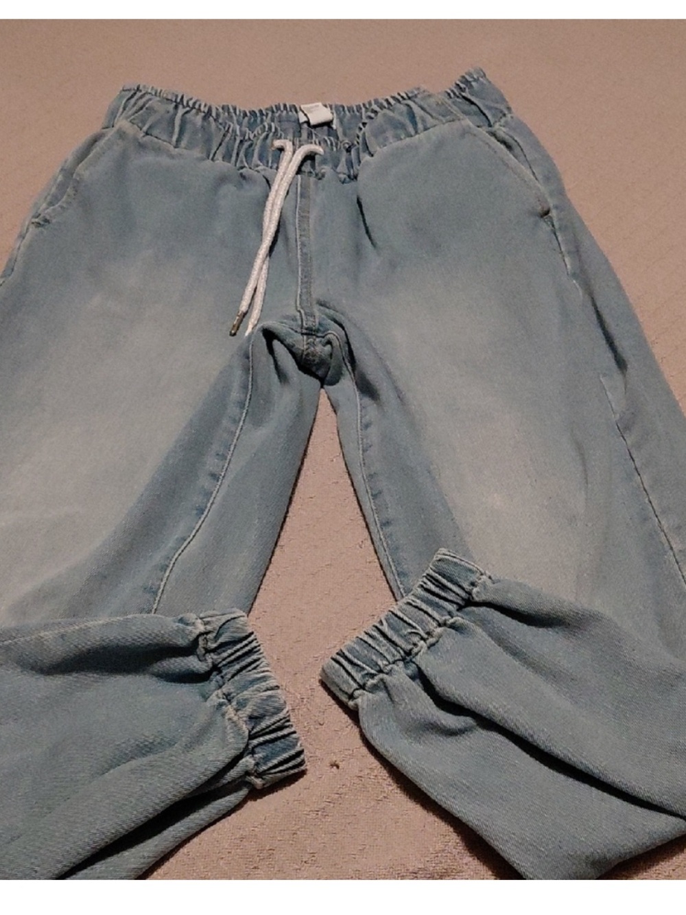 Women’s Denim Y2K Joggers - Picture 4 of 7